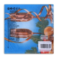 Новый год. Салфетки бумажные Fresco "Шампанское", 2 слоя, 33*33 см, 20 листов Новый год. Салфетки бумажные Fresco "Шампанское", 2 слоя, 33*33 см, 20 листов