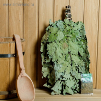 Набор веник ЭКСТРА из кавказского дуба с чайным напитком "Бодрость 2", в упаковке Набор веник ЭКСТРА из кавказского дуба с чайным напитком "Бодрость 2", в упаковке