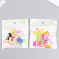 Декор для творчества пластик "Мармеладный мишка с петелькой" набор 20 шт МИКС 0,5х1,1х1,7 см Декор для творчества пластик "Мармеладный мишка с петелькой" набор 20 шт МИКС 0,5х1,1х1,7 см