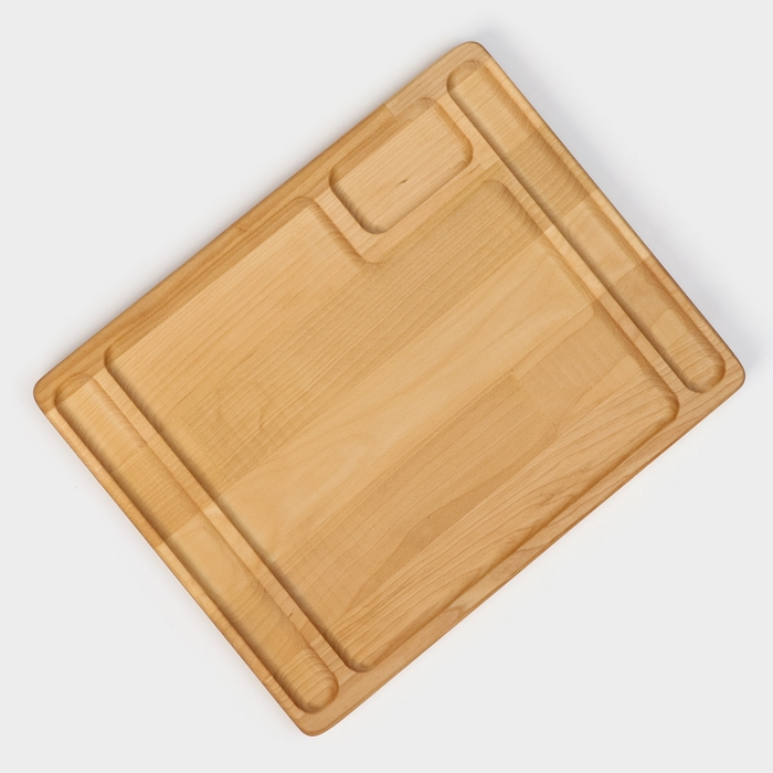 Доска-тарелка для подачи стейка Adelica, 28&times;22&times;1,8 см, берёза