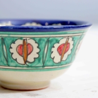 Пиала чайная Риштанская керамика "Узоры" большая, 11 см, микс Пиала чайная Риштанская керамика "Узоры" большая, 11 см, микс