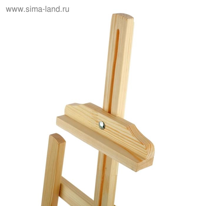 Мольберт тип «Лира» 145 х 52 см, планка с скользящей фиксацией , с бегунком, неокрашенное дерево, Calligrata №9 Мольберт тип «Лира» 145 х 52 см, планка с скользящей фиксацией , с бегунком, неокрашенное дерево, Calligrata №9