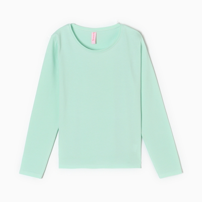 Лонгслив для девочки, цвет мята, рост 152 см Лонгслив для девочки, цвет мята, рост 152 см