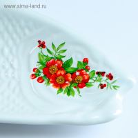 Блюдо "Сельдь" 39см, цвет белый МИКС Блюдо "Сельдь" 39см, цвет белый МИКС