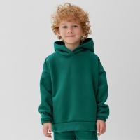 Костюм детский (толстовка, брюки) KAFTAN Basic line р.38 (146-152), зеленый