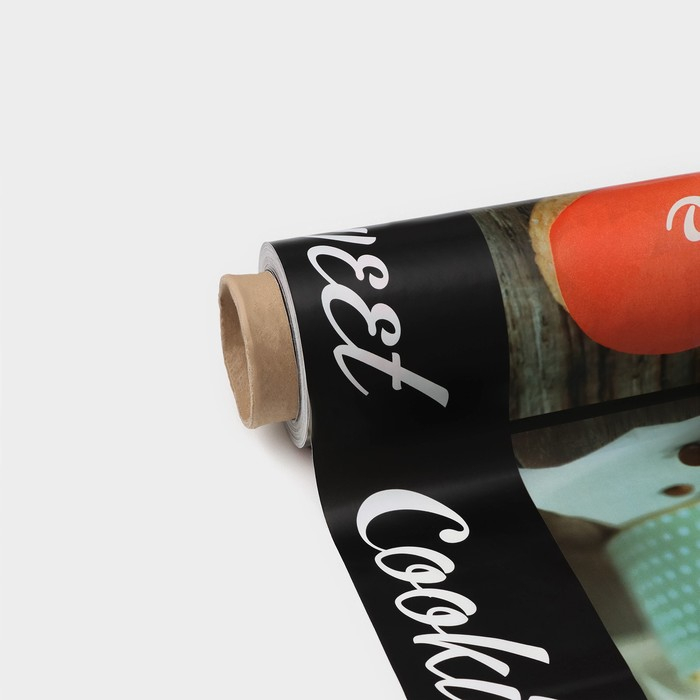 Клеёнка на стол на нетканой основе Доляна &laquo;Кофе&raquo;, ширина 140 см, рулон 20 м