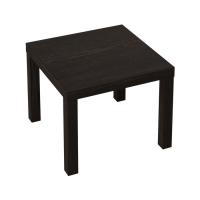 Стол журнальный ЛАКК, 550х550х440, Дуб Темный