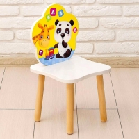 Стул &laquo;Алфавит с животными&raquo;, 26 см, цвет белый
