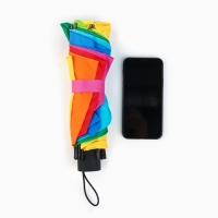 Зонт женский радужный &laquo;Наслаждаюсь дождём&raquo;, 10 спиц.