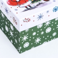 Коробка прямоугольная "Снежная пора" ,27 &times; 17 &times; 11 см