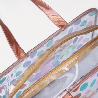 Набор косметичек для бассейна, 2 в 1, цвет золотой/разноцветный Набор косметичек для бассейна, 2 в 1, цвет золотой/разноцветный