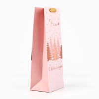 Пакет подарочный новогодний ламинированный под бутылку «Новогодний сюрприз», 13 x 36 x 10 Пакет подарочный новогодний ламинированный под бутылку «Новогодний сюрприз», 13 x 36 x 10