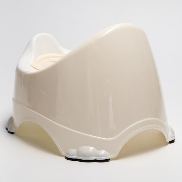 Детский горшок Бэйби-Комфорт, цвет молочный, наклейка МИКС Детский горшок Бэйби-Комфорт, цвет молочный, наклейка МИКС