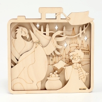 Роспись по дереву на новый год &laquo;Волшебство&raquo;, новогодний набор для творчества