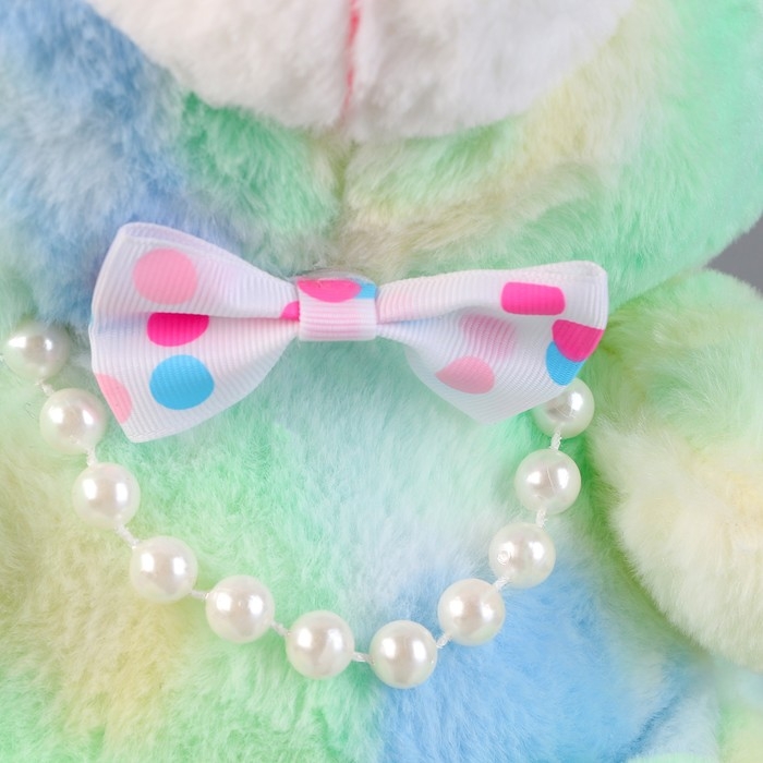 Мягкая игрушка «Медвежонок», с бусинками, 30 см, зелёный Мягкая игрушка «Медвежонок», с бусинками, 30 см, зелёный