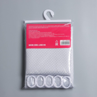 Штора для ванны Доляна &laquo;Орион&raquo;, 180&times;180 см, полиэстер, цвет серебряный