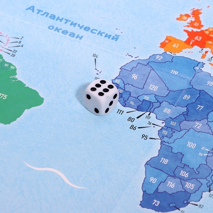 Настольная игра для детей на память &laquo;Путешествие вокруг света&raquo;, от 3 игроков, 12+