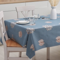 Клеёнка на стол &laquo;Листва&raquo;, на тканевой основе, рулон 20 метров, ширина 137 см