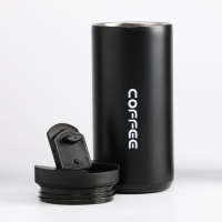 Термокружка, 350 мл, Coffee "Мастер К", сохраняет тепло 8 ч, 7.2 х 16 см
