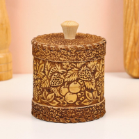 Туес для специй «Ягоды», специи, 8х8х9 см, береста Туес для специй «Ягоды», специи, 8х8х9 см, береста