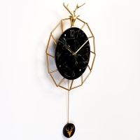 Часы настенные, серия: Маятник, "Олень", плавный ход, 30 х 54 см Часы настенные, серия: Маятник, "Олень", плавный ход, 30 х 54 см