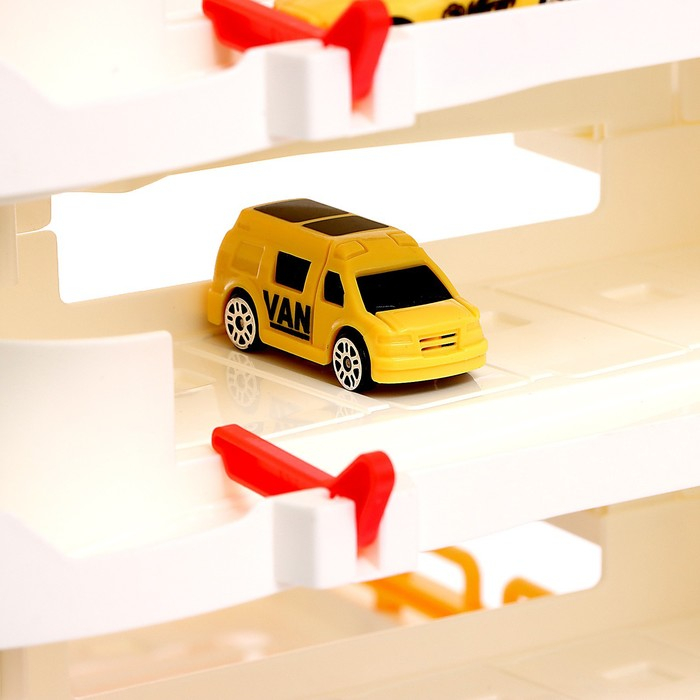 Парковка &laquo;Городская&raquo;, с лифтом, 5 уровней, 8 машинок, световые и звуковые эффекты