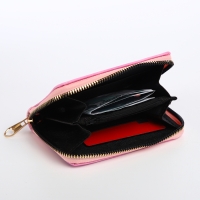 Кошелёк детский на молнии «Выбражулька», цвет розовый Кошелёк детский на молнии «Выбражулька», цвет розовый