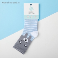Носки детские KAFTAN «Мишка», размер 14-16, цвет голубой Носки детские KAFTAN «Мишка», размер 14-16, цвет голубой