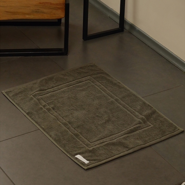 Коврик махровый SL HOME: Basic Коврик махровый SL HOME: Basic "Олива" 50х70 см, 100% хлопок, 730 г/м2