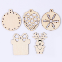 Набор для творчества &laquo;Ёлочные игрушки из дерева. Сделай сам&raquo; (олень, подарок, шарик)