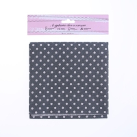 Ткань для пэчворка холща &laquo;Истории в горошек&raquo;, 50 х 50 см