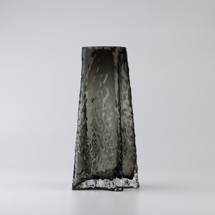 Ваза для цветов &laquo;Джуди&raquo; из черного стекла 25&times;12,5&times;12,5 см