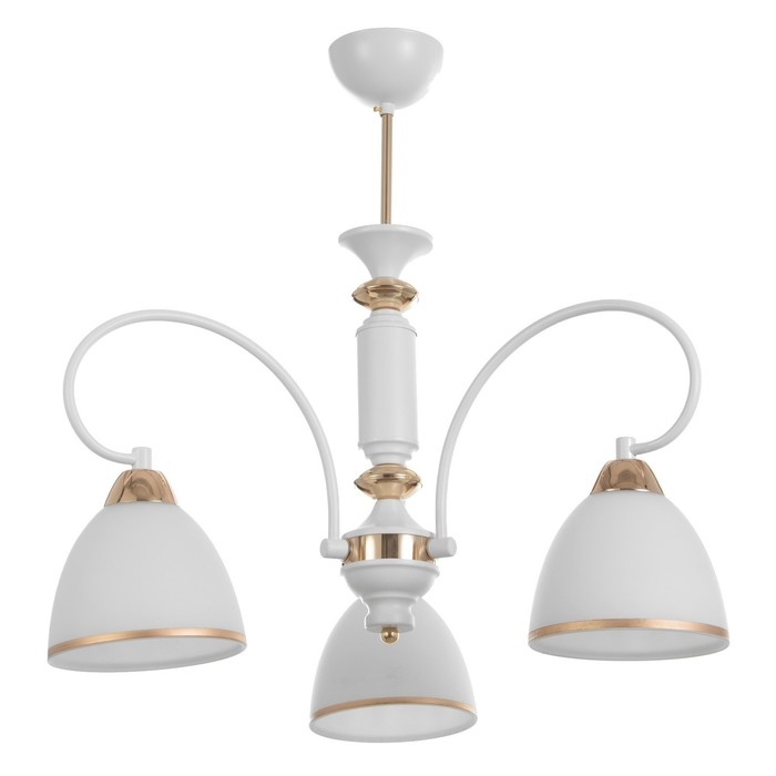 Люстра "Сампи" 3хЕ27 40Вт белый 59х59х53 см BayerLux