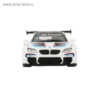 Машина металлическая BMW M6, 1:43, инерция, открываются двери, цвет белый Машина металлическая BMW M6, 1:43, инерция, открываются двери, цвет белый