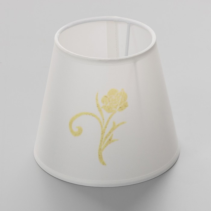 Абажур Абажур "Роза" белый Е14 15х15х13 см