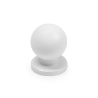 Ручка кнопка CAPPIO RK146, d=20 мм, цвет белый Ручка кнопка CAPPIO RK146, d=20 мм, цвет белый