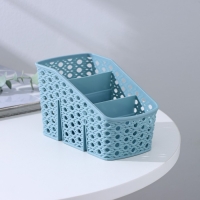 Органайзер для мелочей &laquo;Петельки&raquo;, 3 отделения, 15,5&times;9,5&times;9,5 см, цвет МИКС