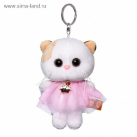 Мягкая игрушка-брелок «Кошечка Ли Ли в платье» 12 см Мягкая игрушка-брелок «Кошечка Ли Ли в платье» 12 см