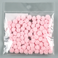 Набор деталей для декора &laquo;Бомбошки&raquo;, 100 шт., размер одной шт. &mdash; 1 см, цвет розовый