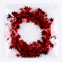 Новый год! Проволока для поделок и декора «Звёздочка» длина — 5 метров, цвет красный Новый год! Проволока для поделок и декора «Звёздочка» длина — 5 метров, цвет красный