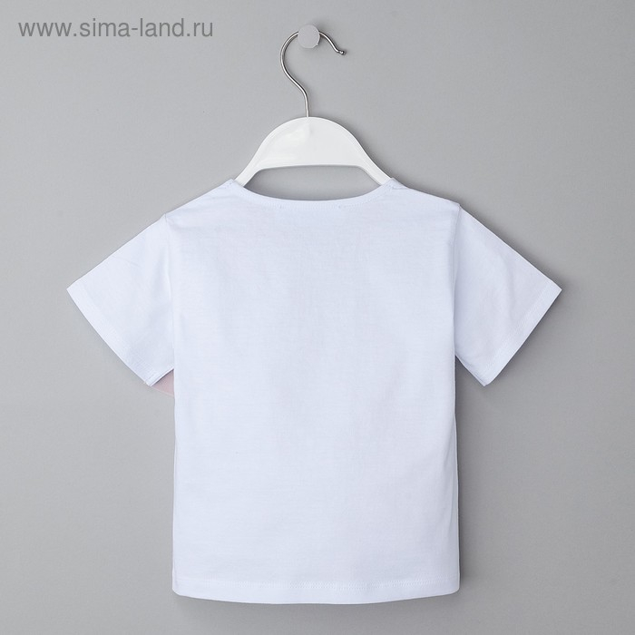 Футболка детская KAFTAN "Бантик", р.36 (134-140 см), белый