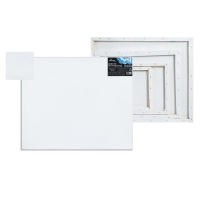 Набор холстов на подрамнике, 4 штуки, хлопок 100%, размер (25х25, 30х40, 40х50, 50х60 см), акриловый грунт, мелкозернистый, 280 г/м&sup2;