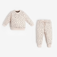 Комплект: джемпер и брюки Крошка Я &laquo;Киса&raquo;, рост 74-80 см, цвет бежевый