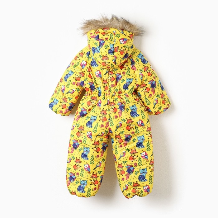 Комбинезон детский, цвет жёлтый/зверюшки, рост 86-92 см Комбинезон детский, цвет жёлтый/зверюшки, рост 86-92 см