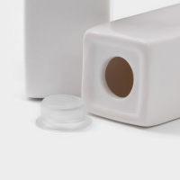 Набор фарфоровый для специй на бамбуковой подставке BellaTenero «Пакет», 3 предмета: солонка, перечница, подставка, цвет белый Набор фарфоровый для специй на бамбуковой подставке BellaTenero «Пакет», 3 предмета: солонка, перечница, подставка, цвет белый