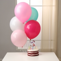 Набор для украшения стола &laquo;Единорог&raquo;: свечи, топпер, шары, в наборе 16 шт.