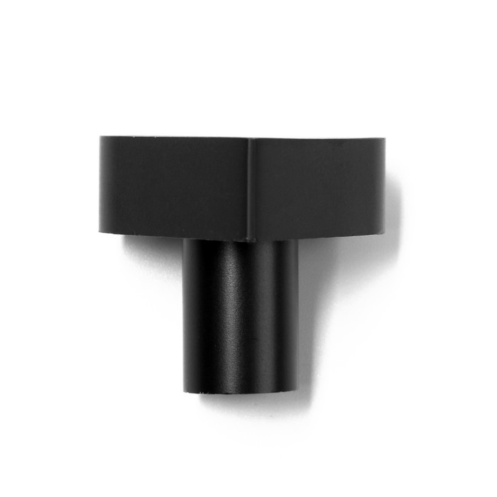 Ручка кнопка мебельная “HEART“, цвет черный Ручка кнопка мебельная “HEART“, цвет черный