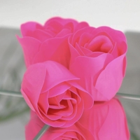 Мыльные розочки, фуксия, набор 3 шт. Мыльные розочки, фуксия, набор 3 шт.