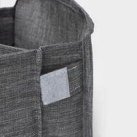 Органайзер для хранения белья Доляна, 7 ячеек, 35&times;15&times;13 см, цвет серый