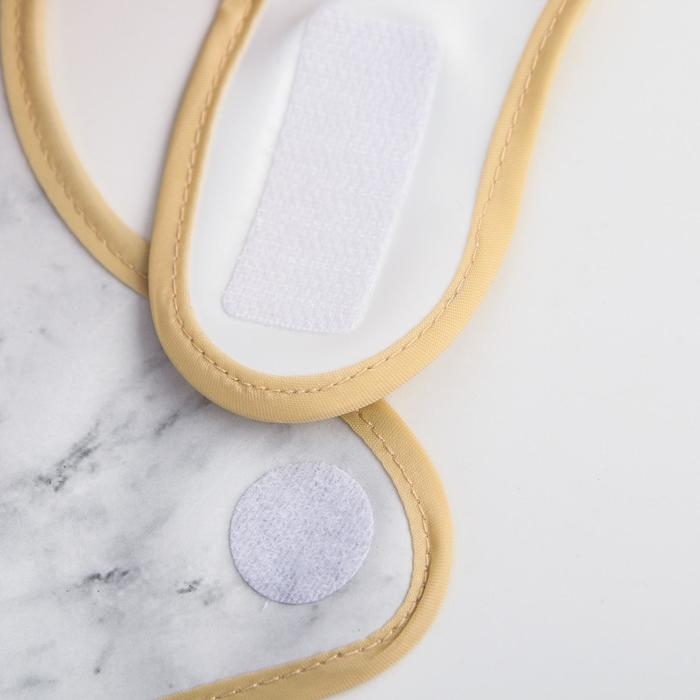 Нагрудник для кормления &laquo;My diamond&raquo; непромокаемый на липучке, с карманом